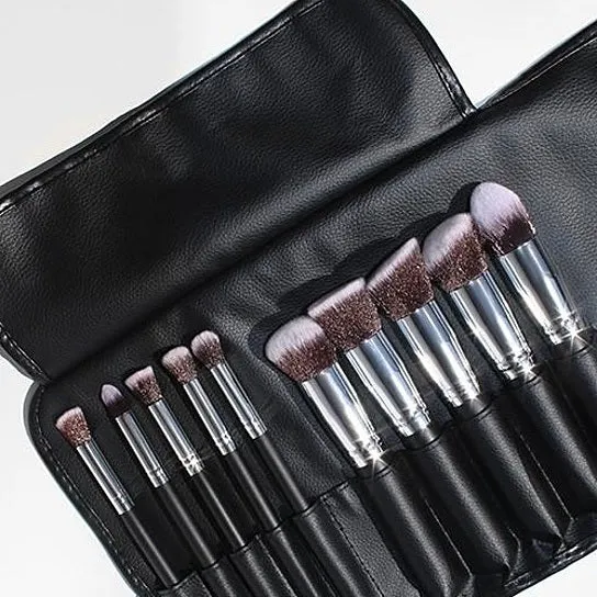 10 Pc Makeup Brush Set