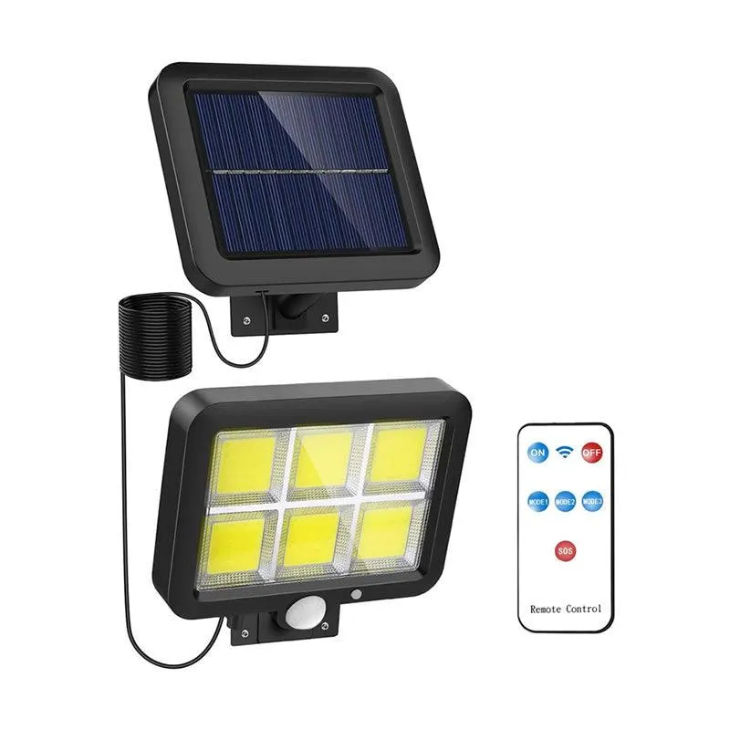 120 Bright COB White Solar LED Light With Solar Panel EJC-819