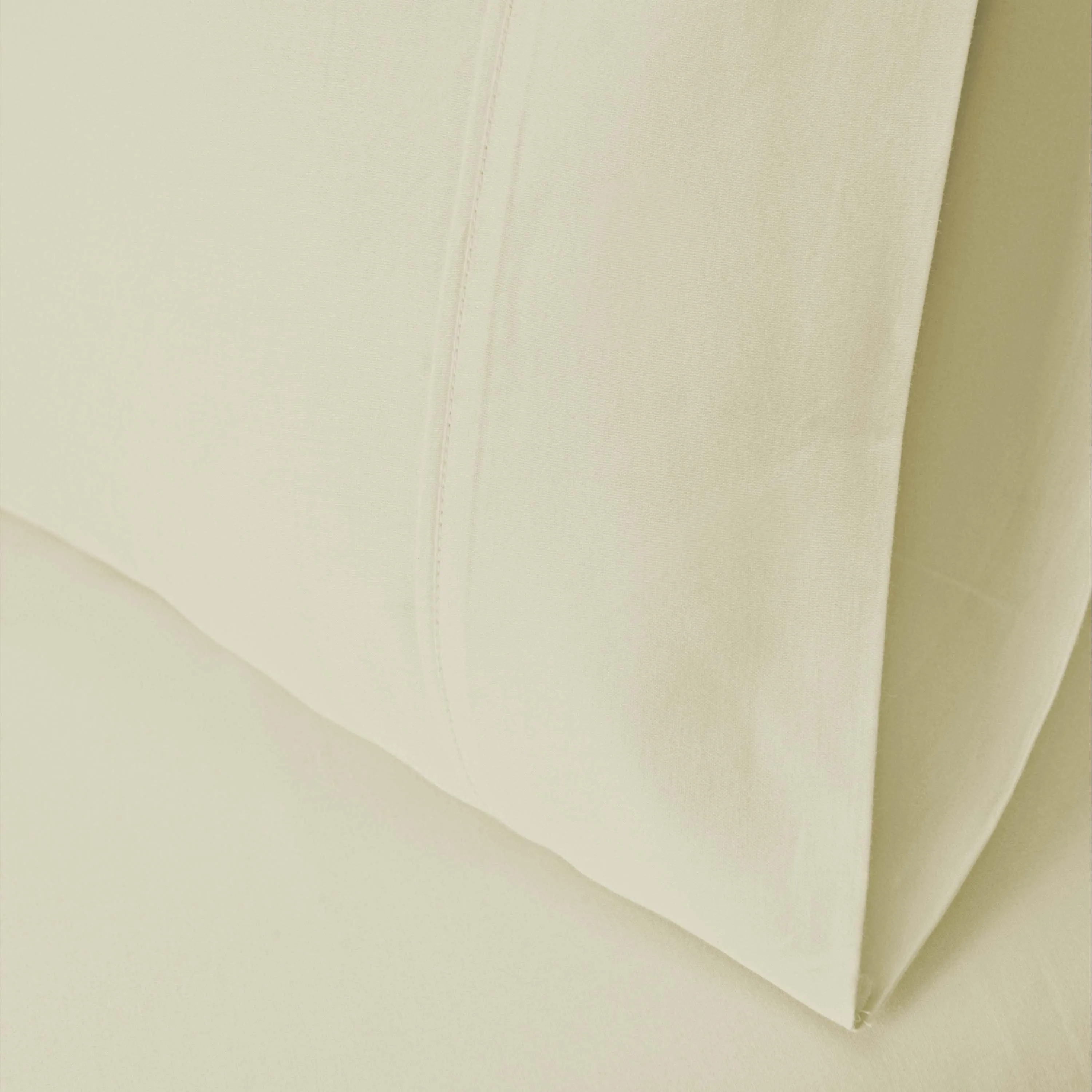 1200 Thread Count Cotton Blend 2 Piece Solid Pillowcase Set