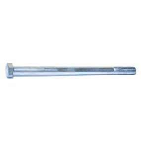 1/2"-13 x 8" Zinc Plated Grade 5 Steel Coarse Thread Hex Cap Screws (25 pcs.)