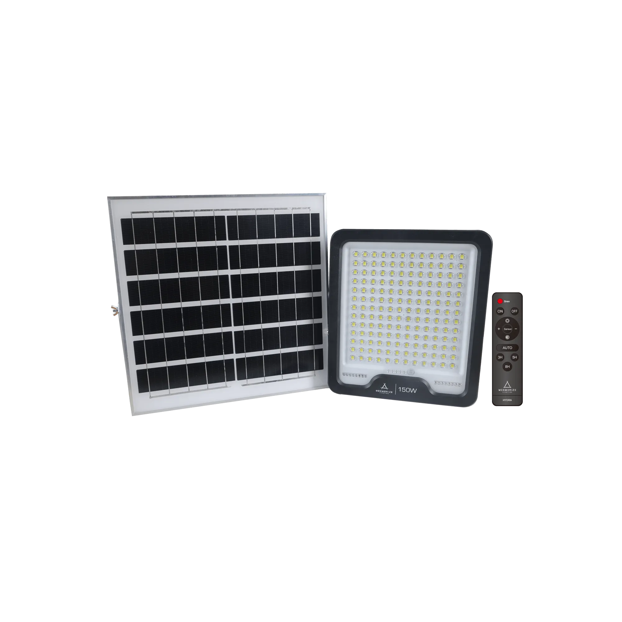 150W Solar Hydra Flood Light with Motion Sensor