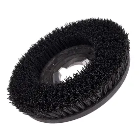 15" Floor Buffer Heavy Duty Floor Stripping Brush w/ 80 Grit Impregnated Black Nylon Bristles (13" Actual Diameter)