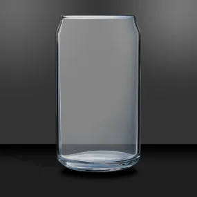 16 oz Beer Can Shaped Glass Cup