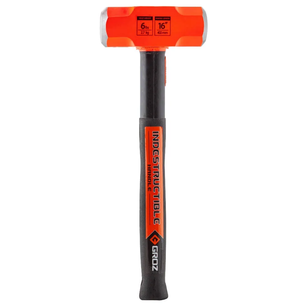 16" Indestructible Handle Sledge Hammer, 6 lb.