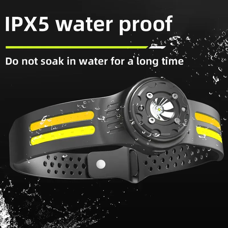 3000LM Rechargeable LED Sensor Headlamp XPE COB Headlight Led Head Torch Camping Search Light Head Flashlight Fishing Lantern