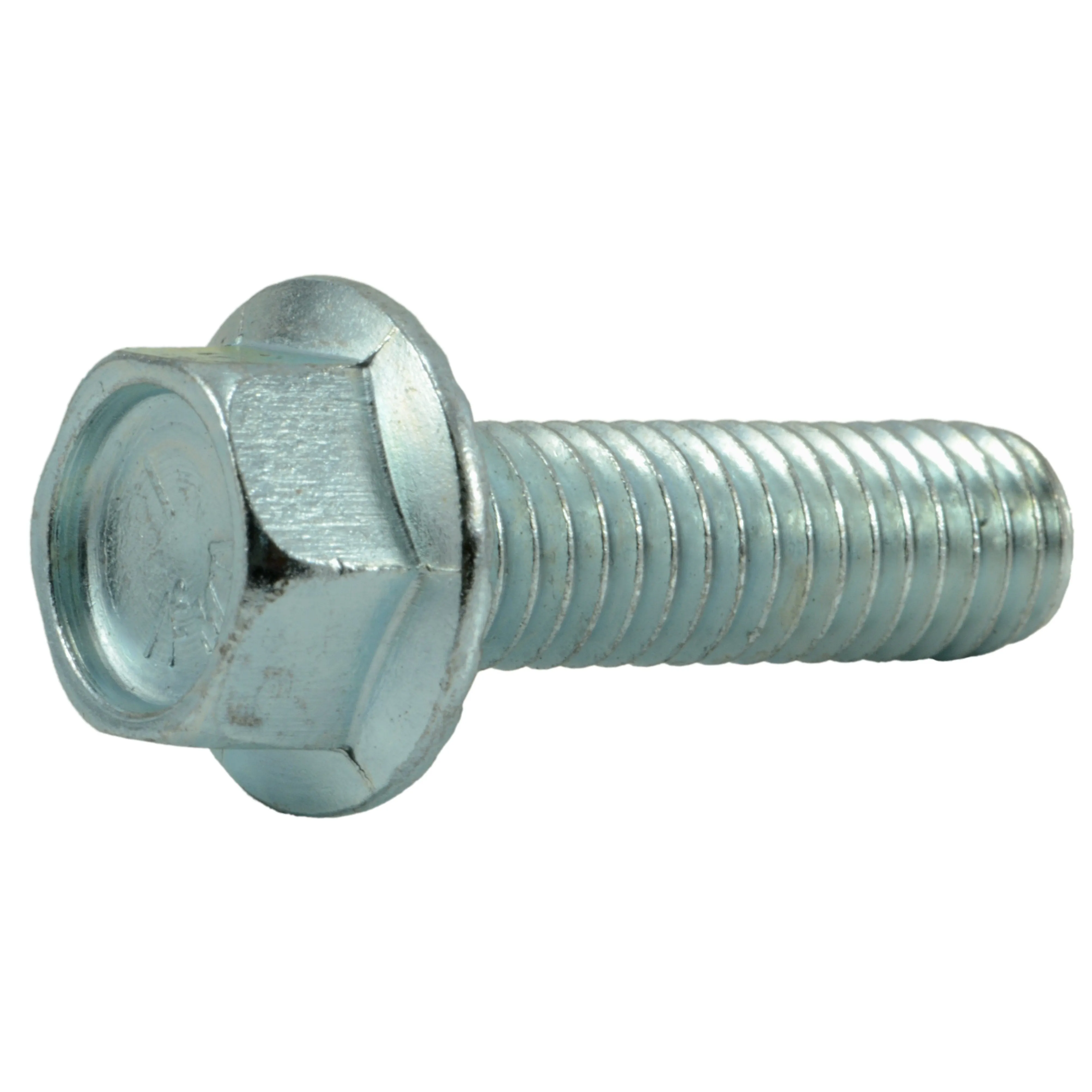 3/8"-16 x 1-1/4" Zinc Grade 5 Hex Washer Head Serrated Flange Bolts (6 pcs.)