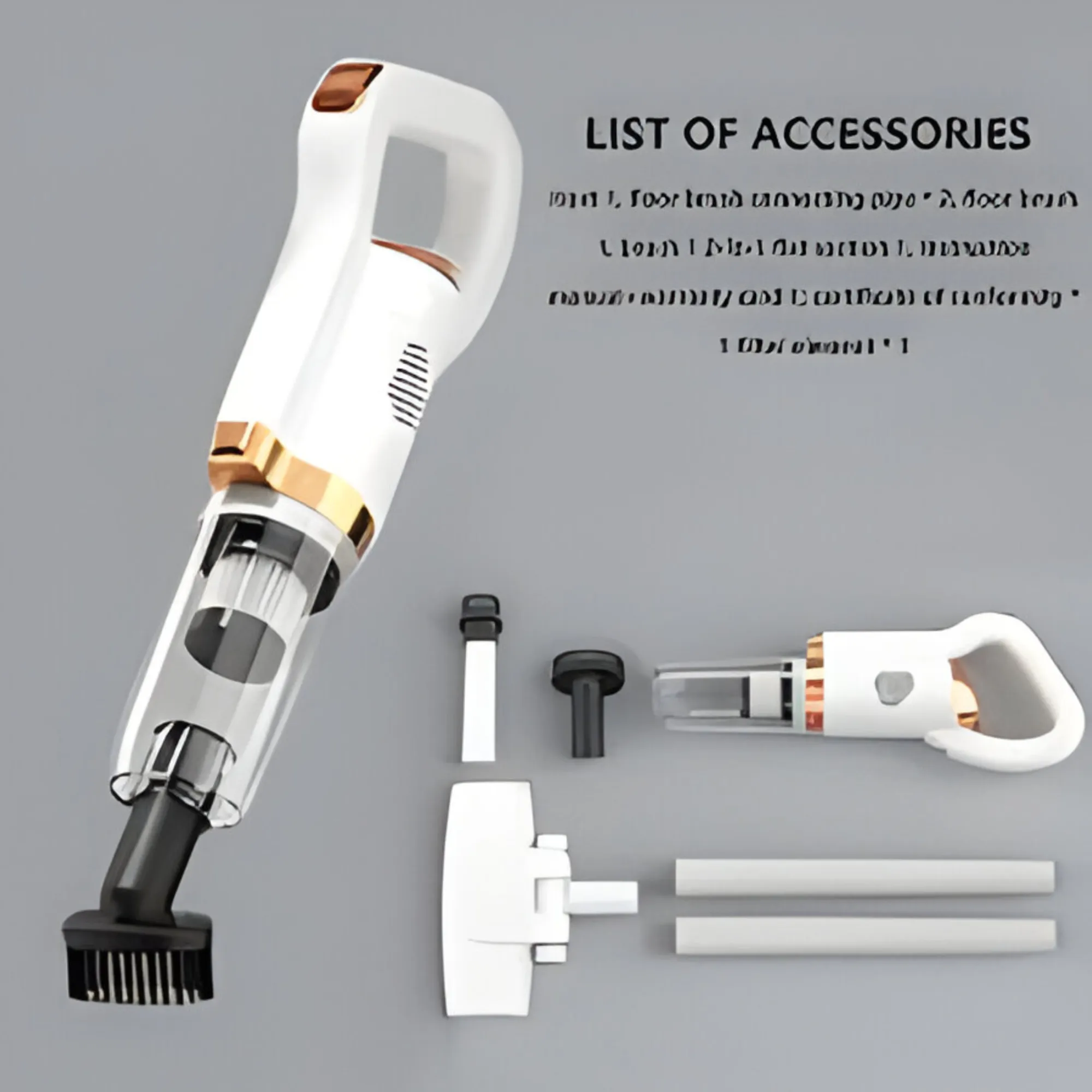 50W 7.4V Multi-Fuctional Powerful Handheld Corded Vacuum Cleaner RV-175