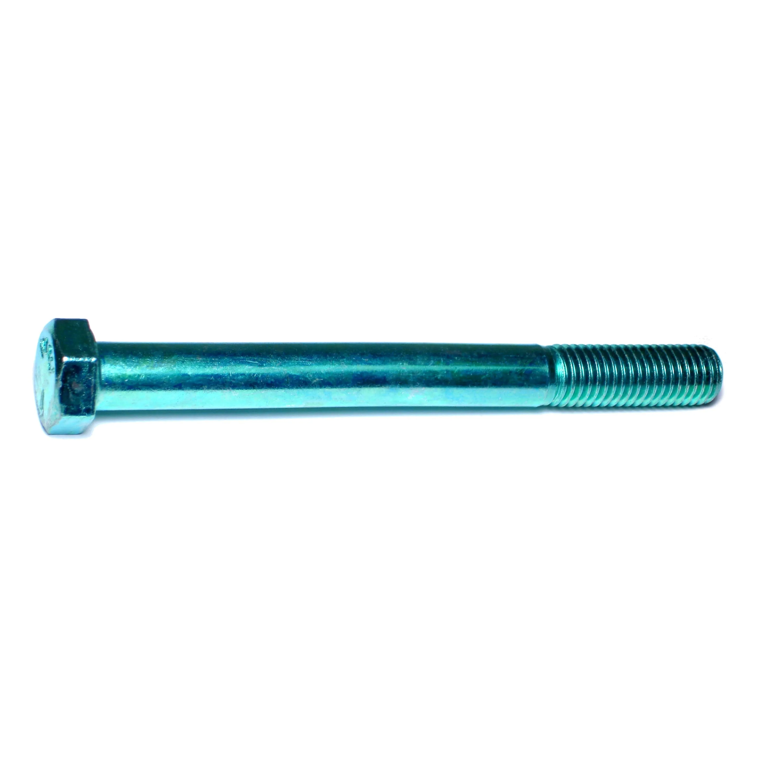 5/8"-11 x 6-1/2" Green Rinsed Zinc Grade 5 Hex Cap Screws (17 pcs.)