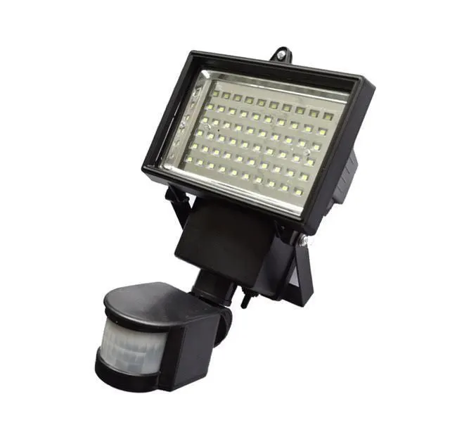 60 LED Garden Outdoor Solar Powerd Motion Sensor Light Security Flood Lamp