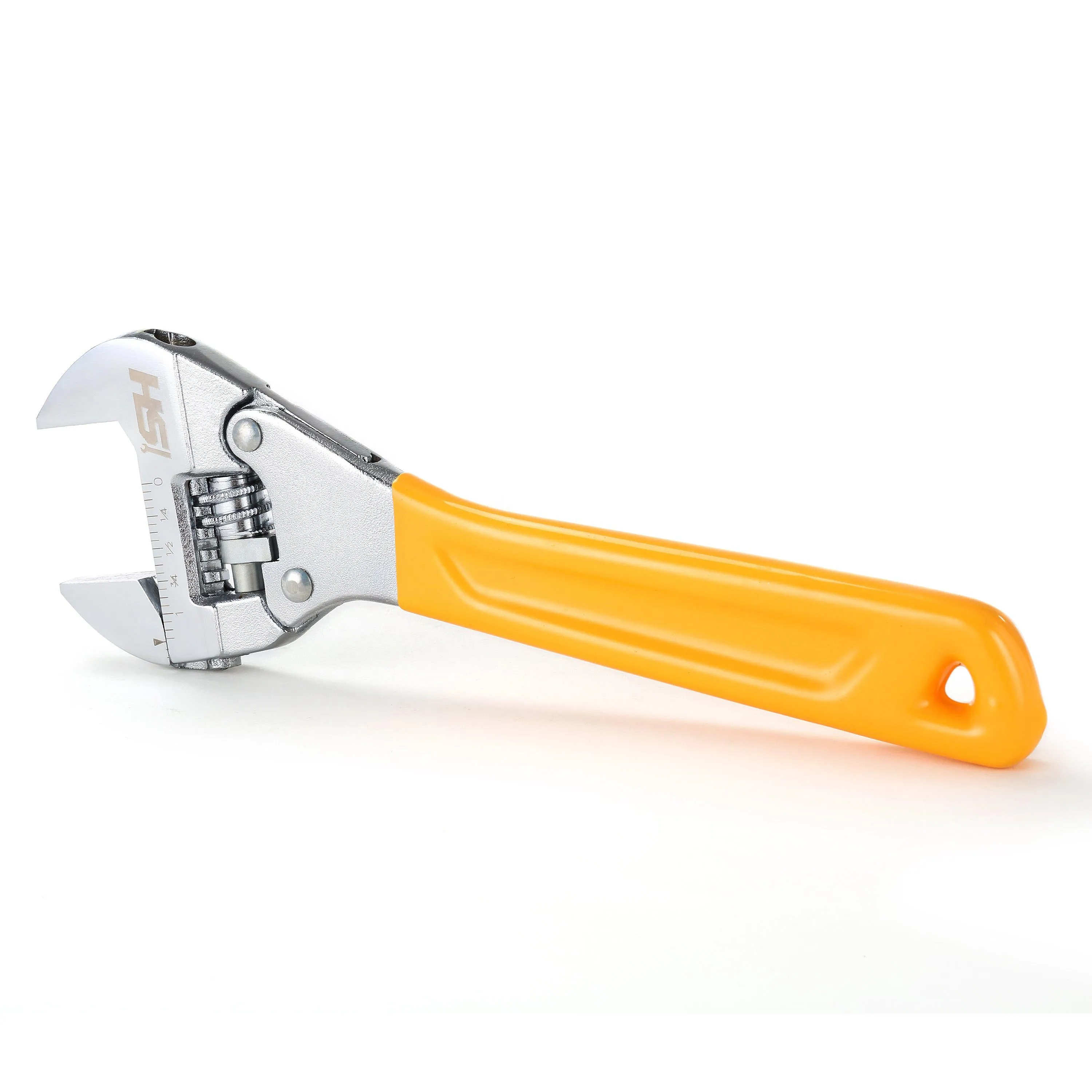 8 in. Ratcheting Wide Mouth Adjustable Wrench