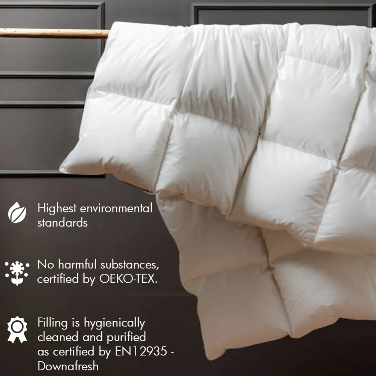 80% White Goose Down Duvet from Surrey Down