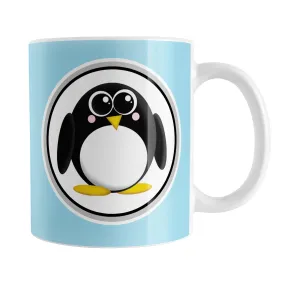 Adorable Light Blue Penguin Mug