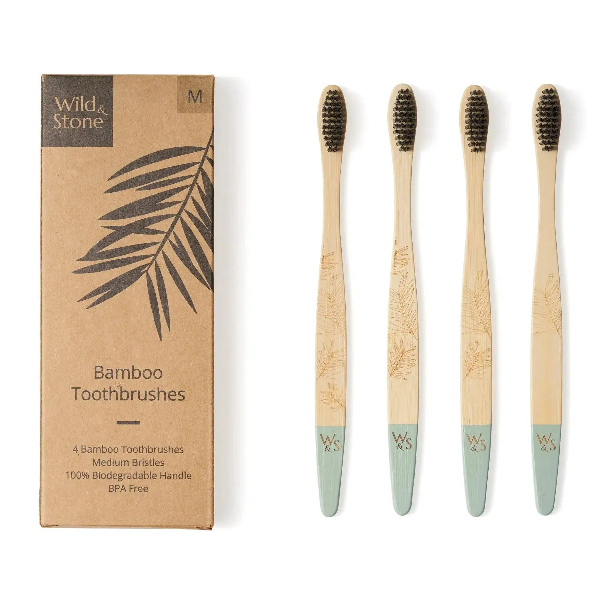 Adult Bamboo Toothbrush (FSC 100%) - 4 Pack