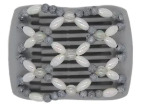 African Butterfly LadyBug Hair Comb - Gray 22