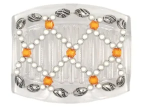 African Butterfly Thick Hair Comb - Ndalena Clear 88