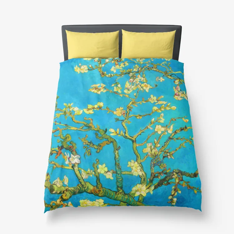 Almond Blossom 1890 Microfiber Duvet Cover