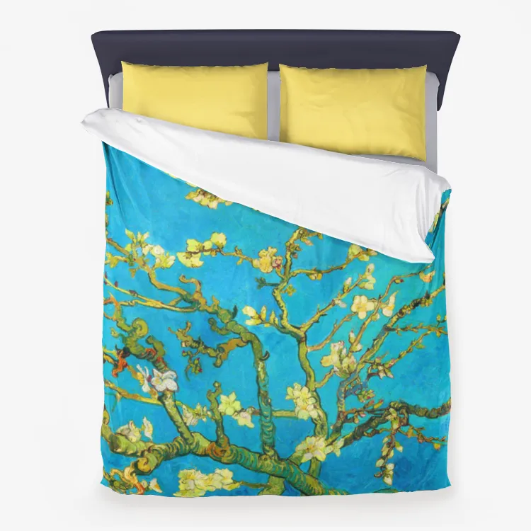 Almond Blossom 1890 Microfiber Duvet Cover