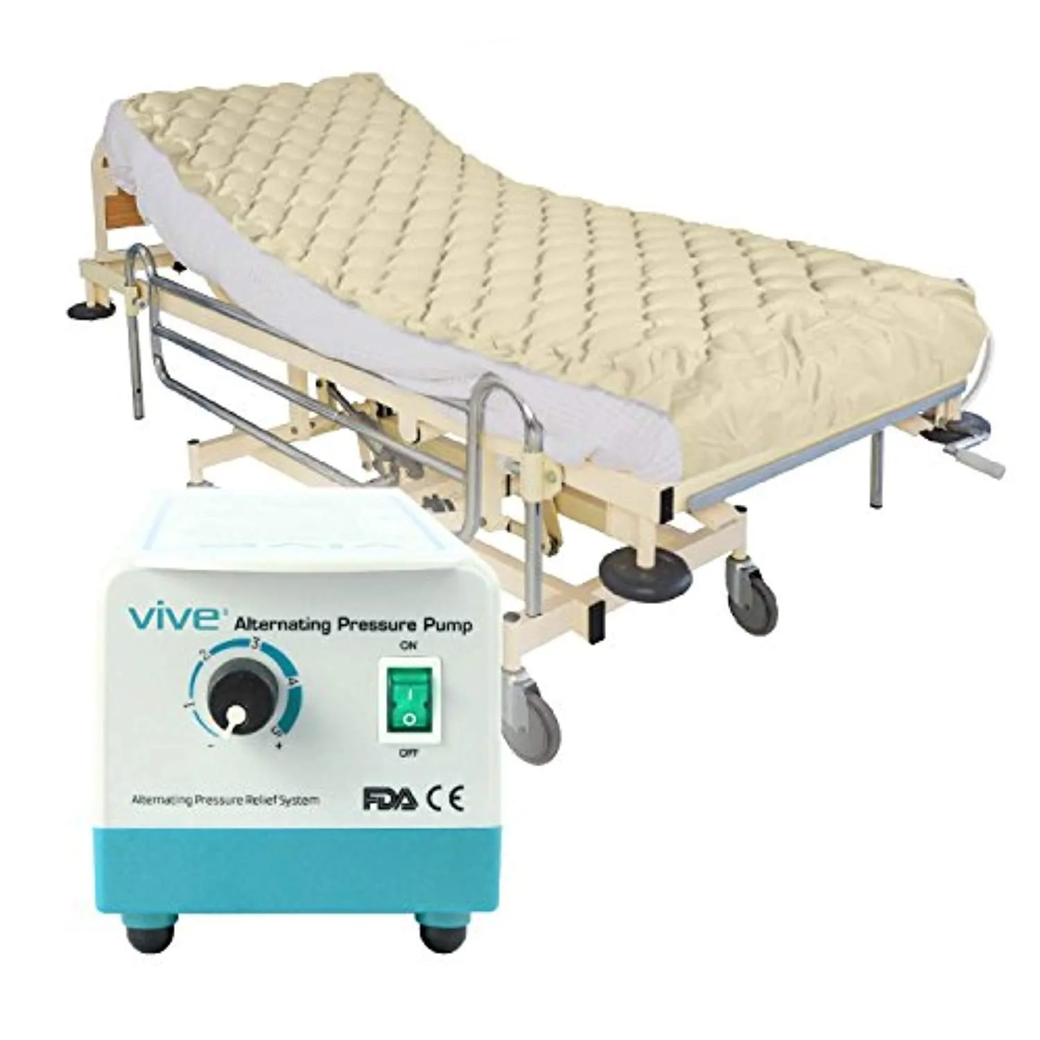 Alternating Pressure Pad - Includes Mattress Pad and Electric Pump System