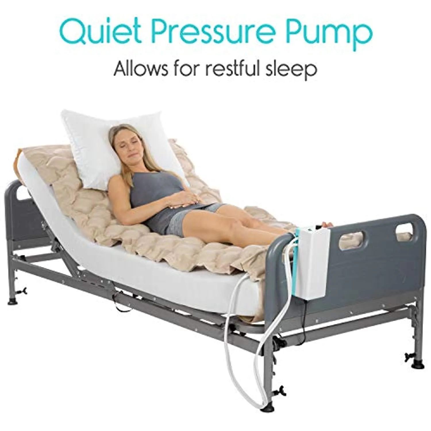 Alternating Pressure Pad - Includes Mattress Pad and Electric Pump System