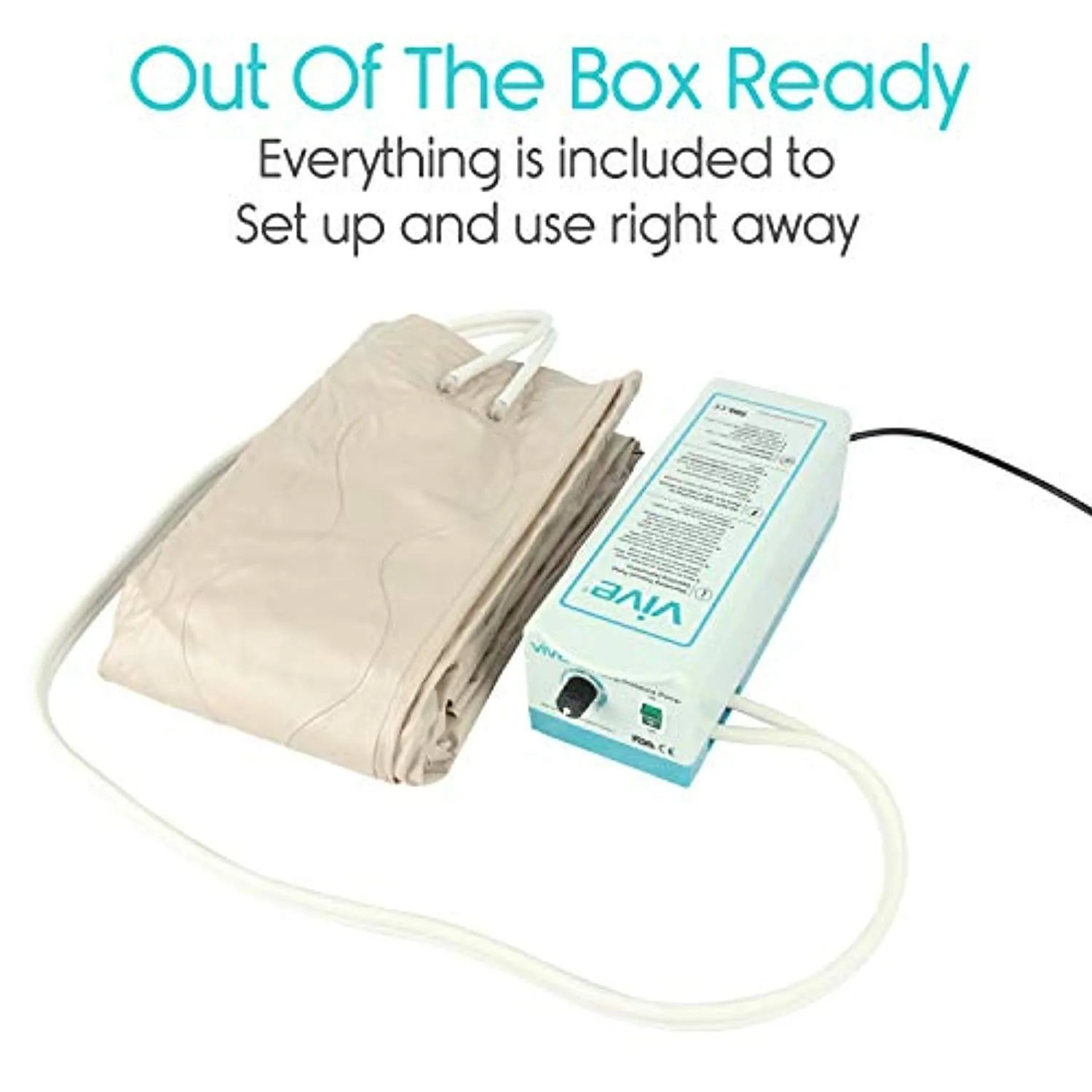 Alternating Pressure Pad - Includes Mattress Pad and Electric Pump System