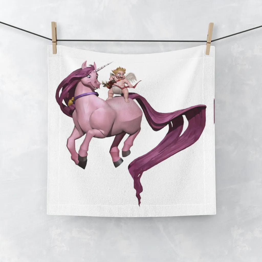 Baby Cupid and Horse Face Towel