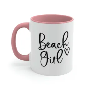 Beach Girl Ceramic Coffee Mug, 5 Colors