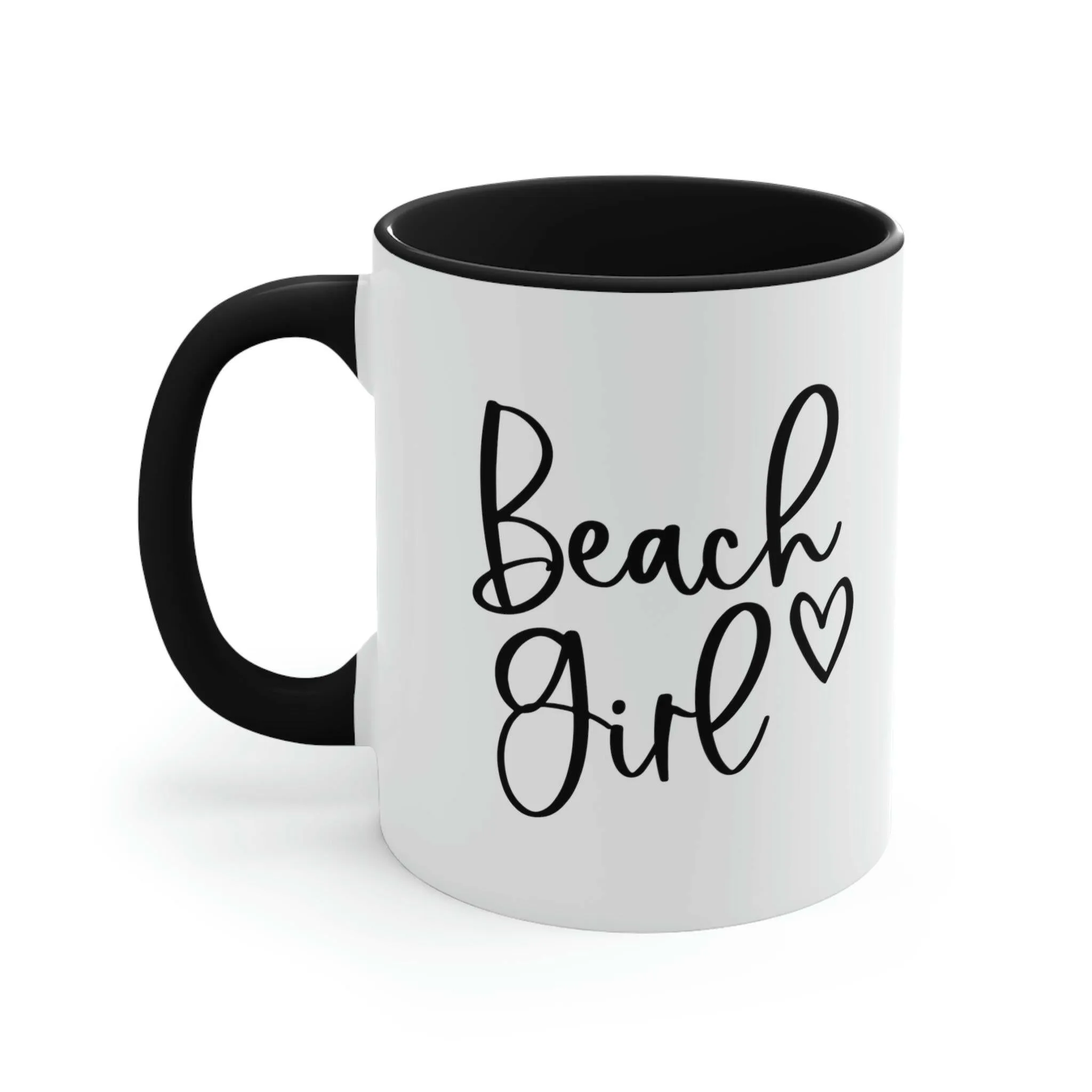 Beach Girl Ceramic Coffee Mug, 5 Colors