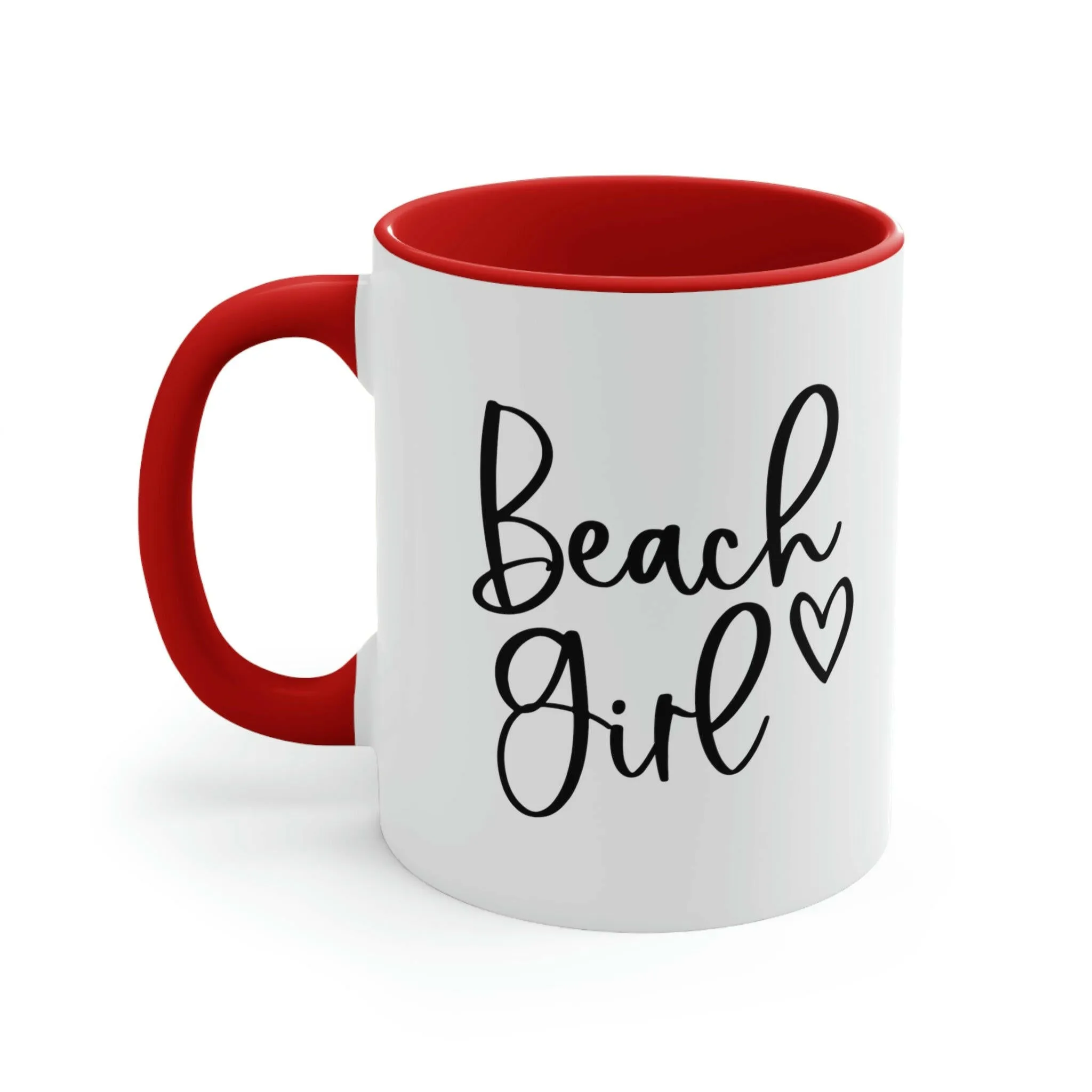 Beach Girl Ceramic Coffee Mug, 5 Colors