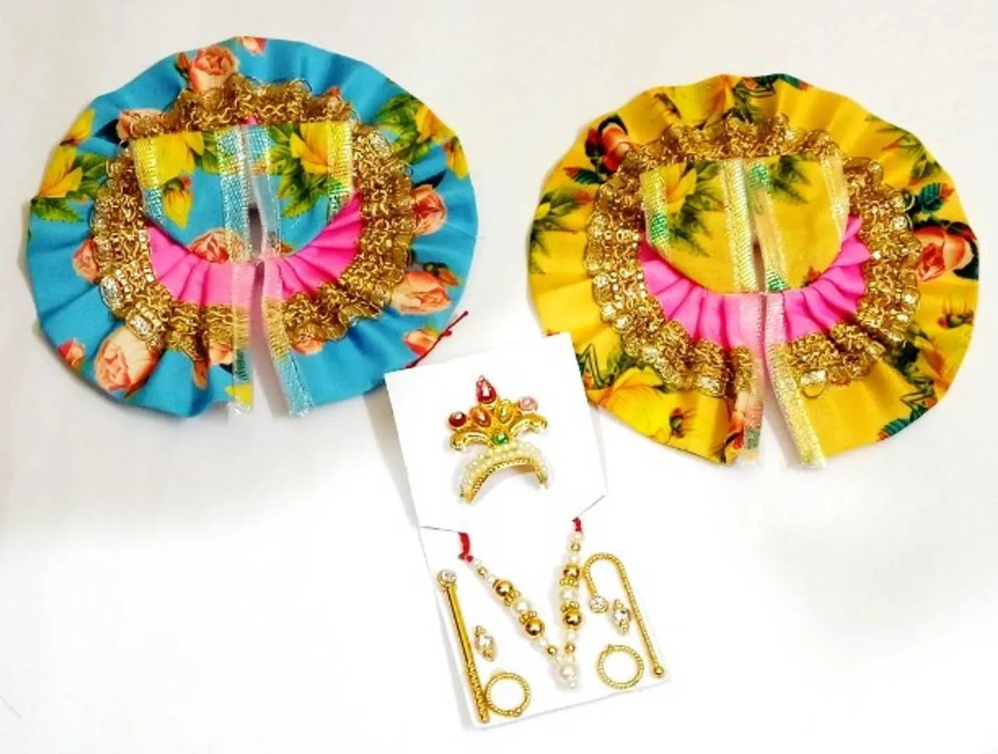 Beautiful Laddogopal Poshak Ideal for 1 with Sringar set Pack of 3