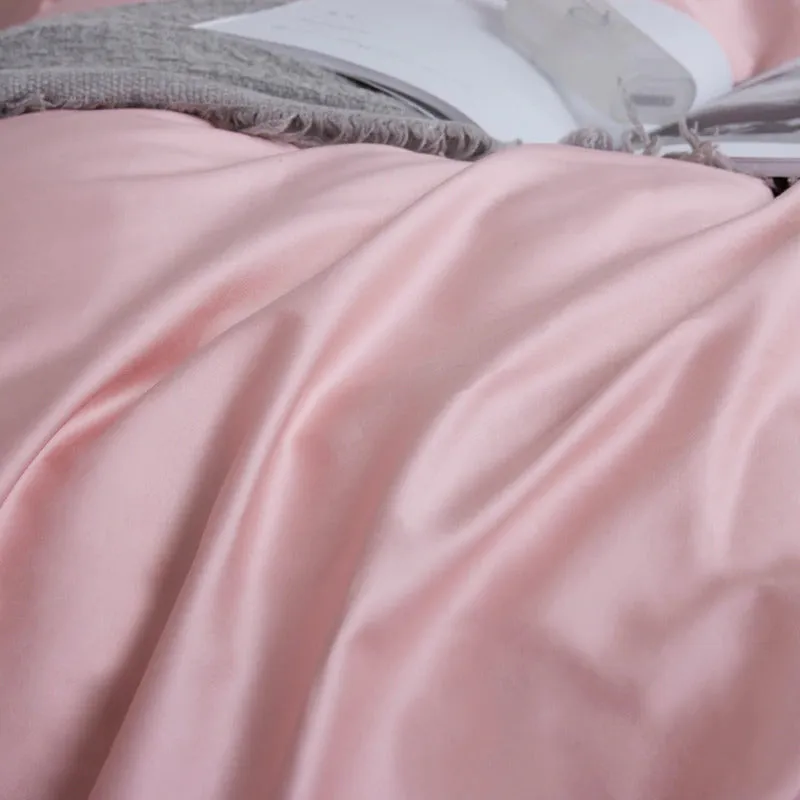 Blush Pink Egyptian Cotton Bedding Set