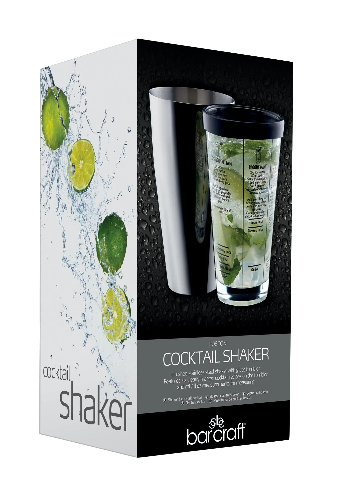 Boston 400ml Cocktail Shaker