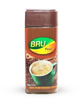 Bru Pure Coffee Glass Bottle 200gm