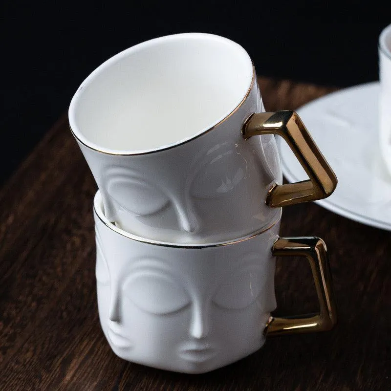 BUDDHA CUP SAUCER - SET OF 2