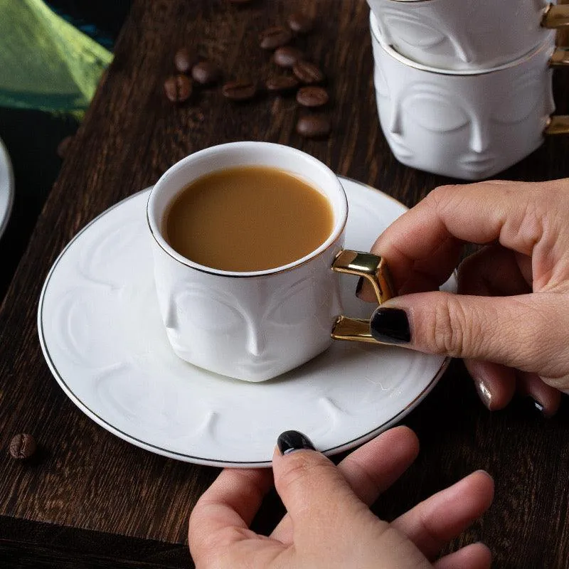 BUDDHA CUP SAUCER - SET OF 2