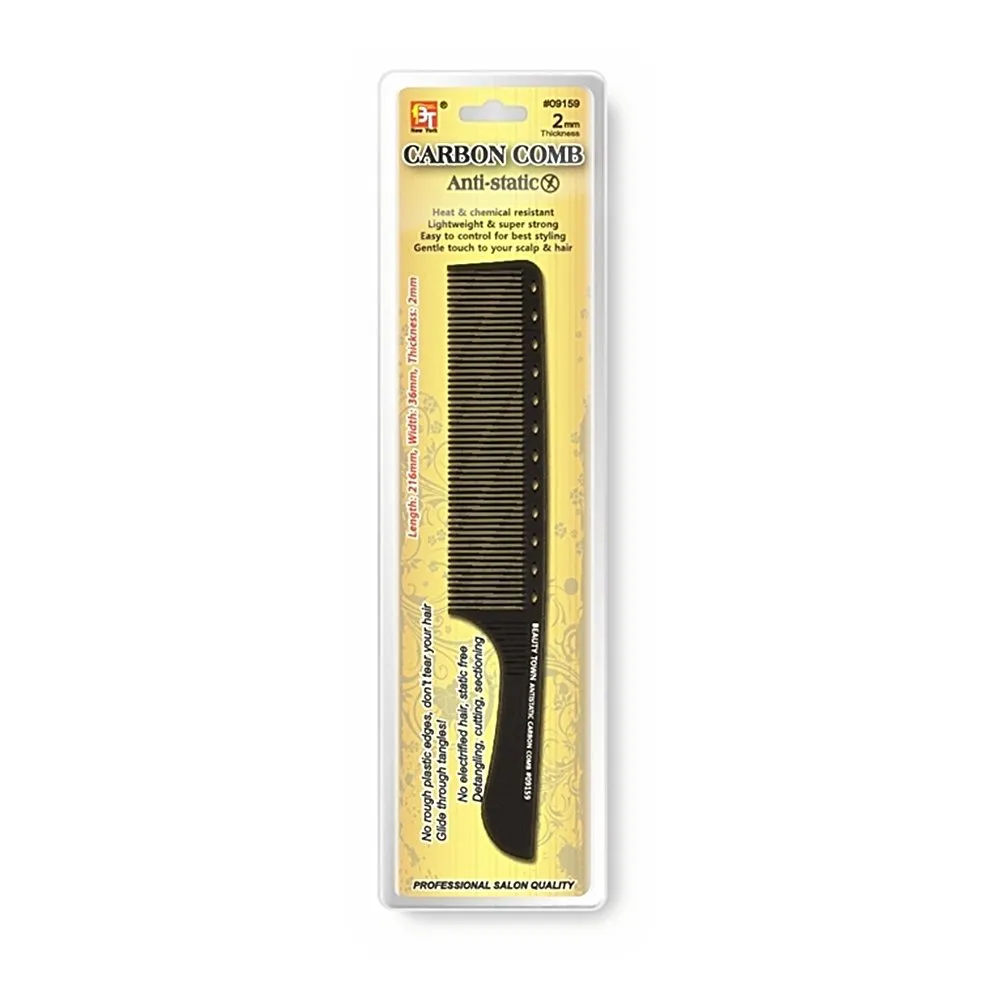 CARBON CLIPPER COMB (216 X 36 X 2 MM)