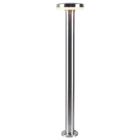 CDPS72 Path Light 7W Modern LowVoltage Stainless Steel Bollard Pathway Lighting LED Circle Top