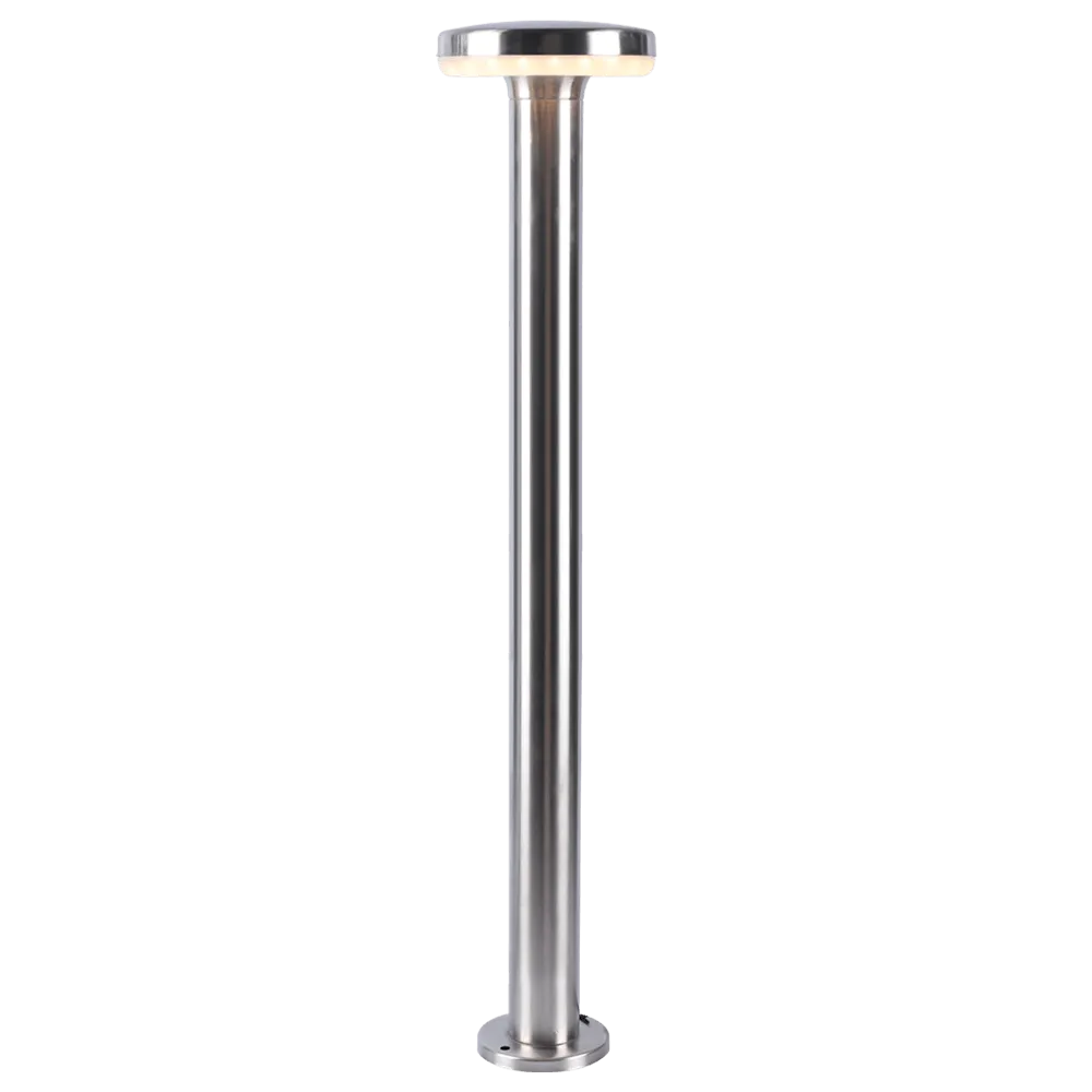 CDPS72 Path Light 7W Modern LowVoltage Stainless Steel Bollard Pathway Lighting LED Circle Top