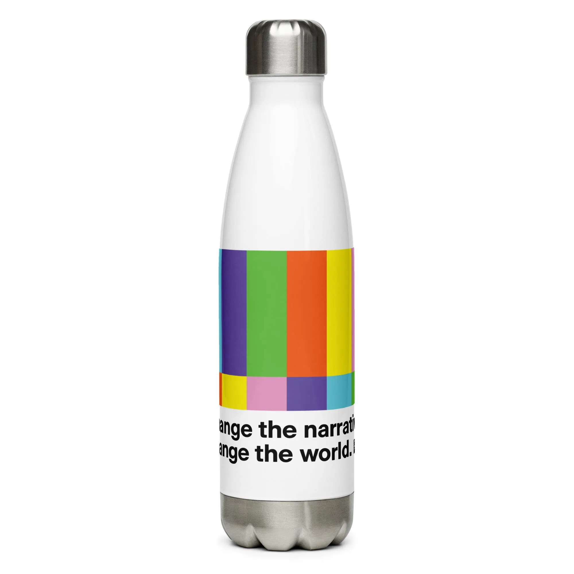 Change the Narrative Stainless Steel Water Bottle