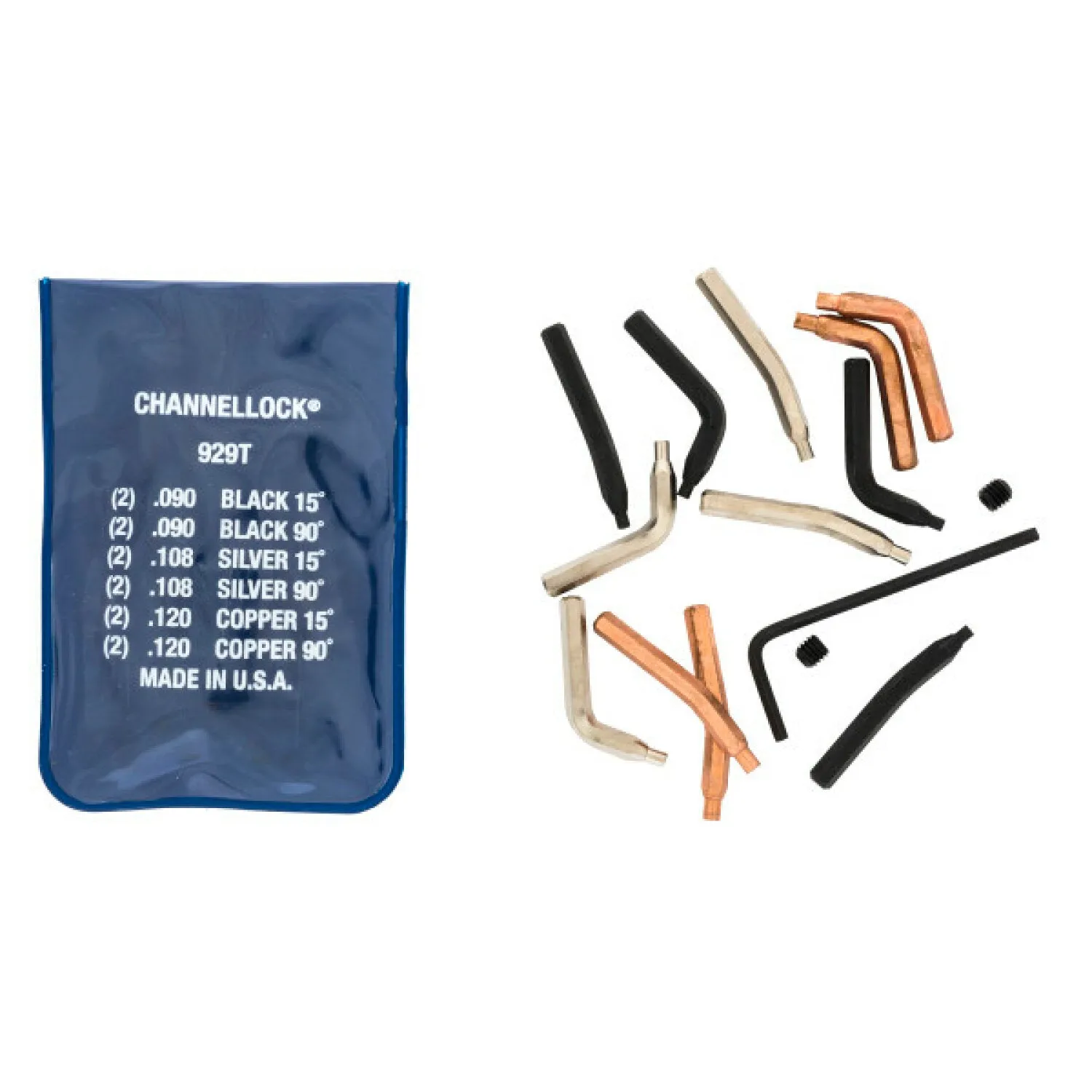 Channellock 929T 5 PC Universal Tip Kit