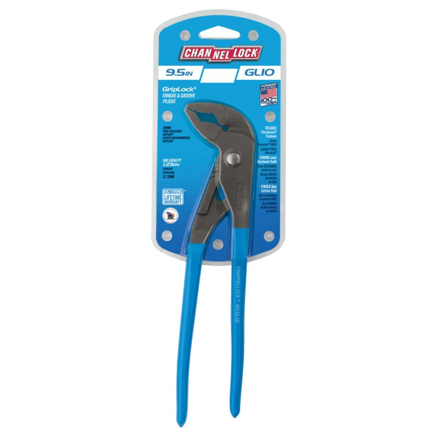 Channellock GL10 9.5-inch GRIPLOCK Tongue & Groove Pliers