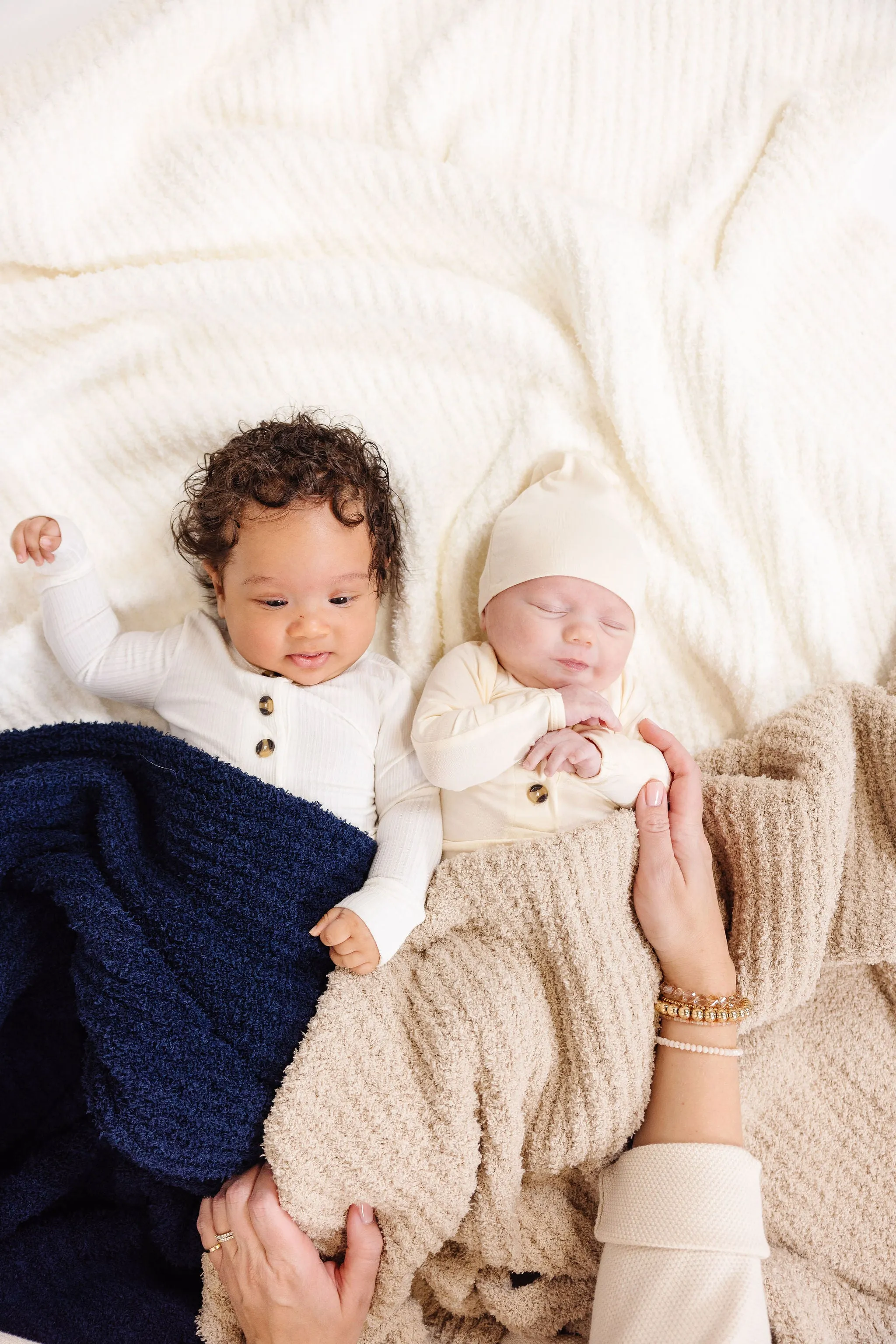 Chenille Blanket - Oatmeal - Small & Large