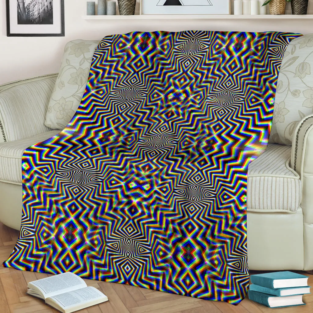 Chromadelic Micro Fleece Blanket