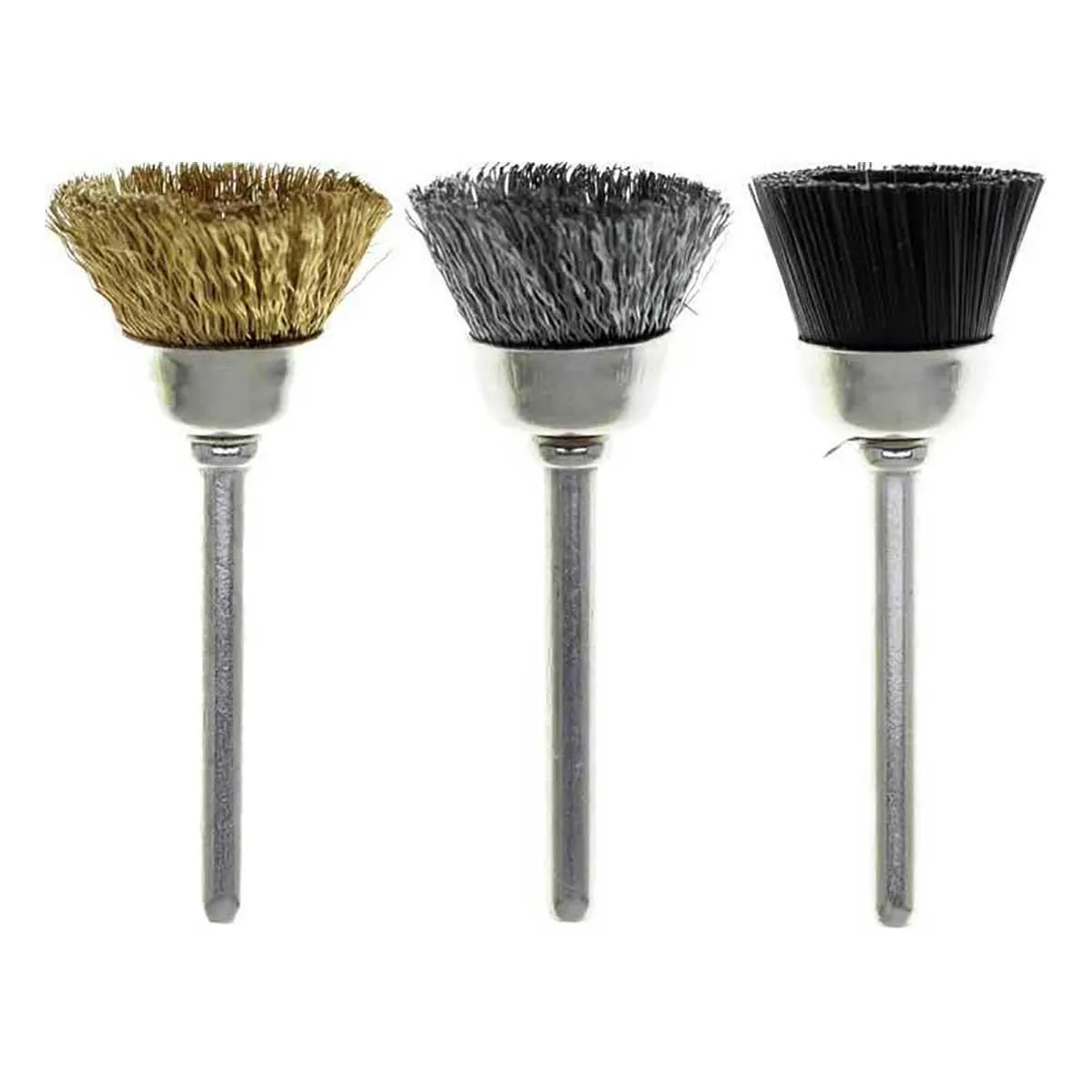 Cleaning Rotary Brush Set - 1/8 inch shank - 17pc