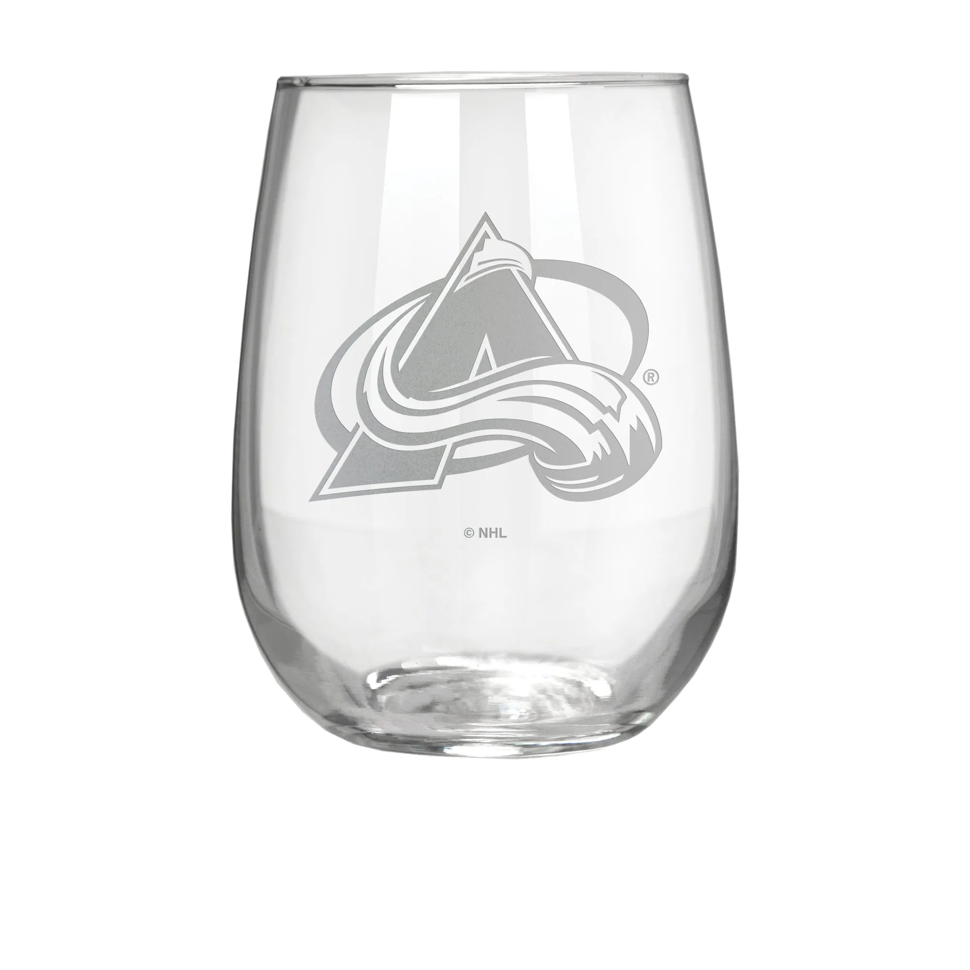 Colorado Avalanche 17 oz. Stemless Wine Glass