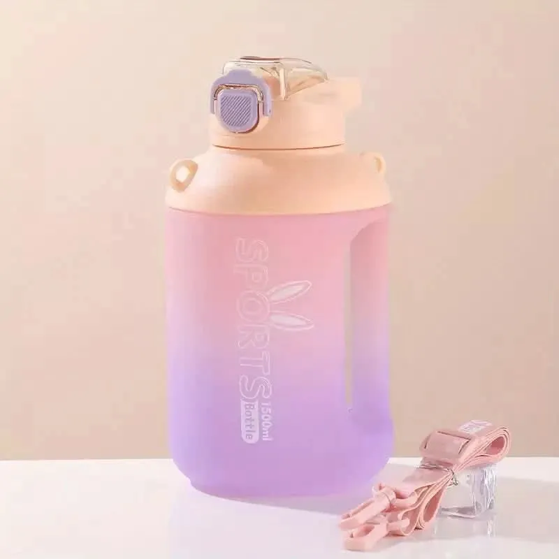 Colorfull Tumbler sipper Water-Bottle (1100ml,Multi Colours)