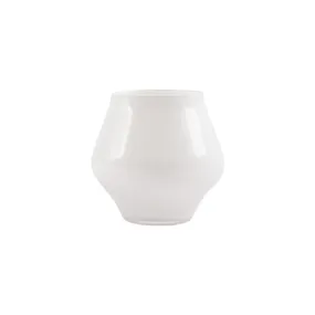 Contessa White Stemless Wine Glass