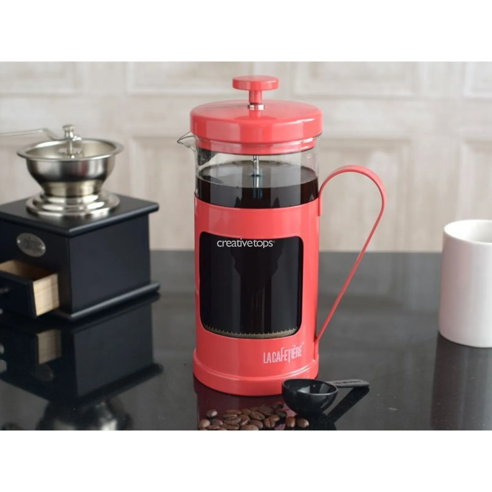 Creative Tops Monaco 8 Cup Cafetiere Red