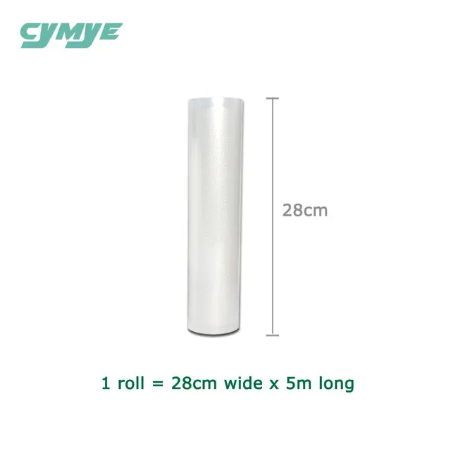 Cymye 1 Roll Hight quality Vacuum Sealer Food Saver Bag for Kitchen Vacuum Storage Bags