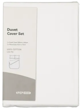 Db White Cotton Duvet Cover