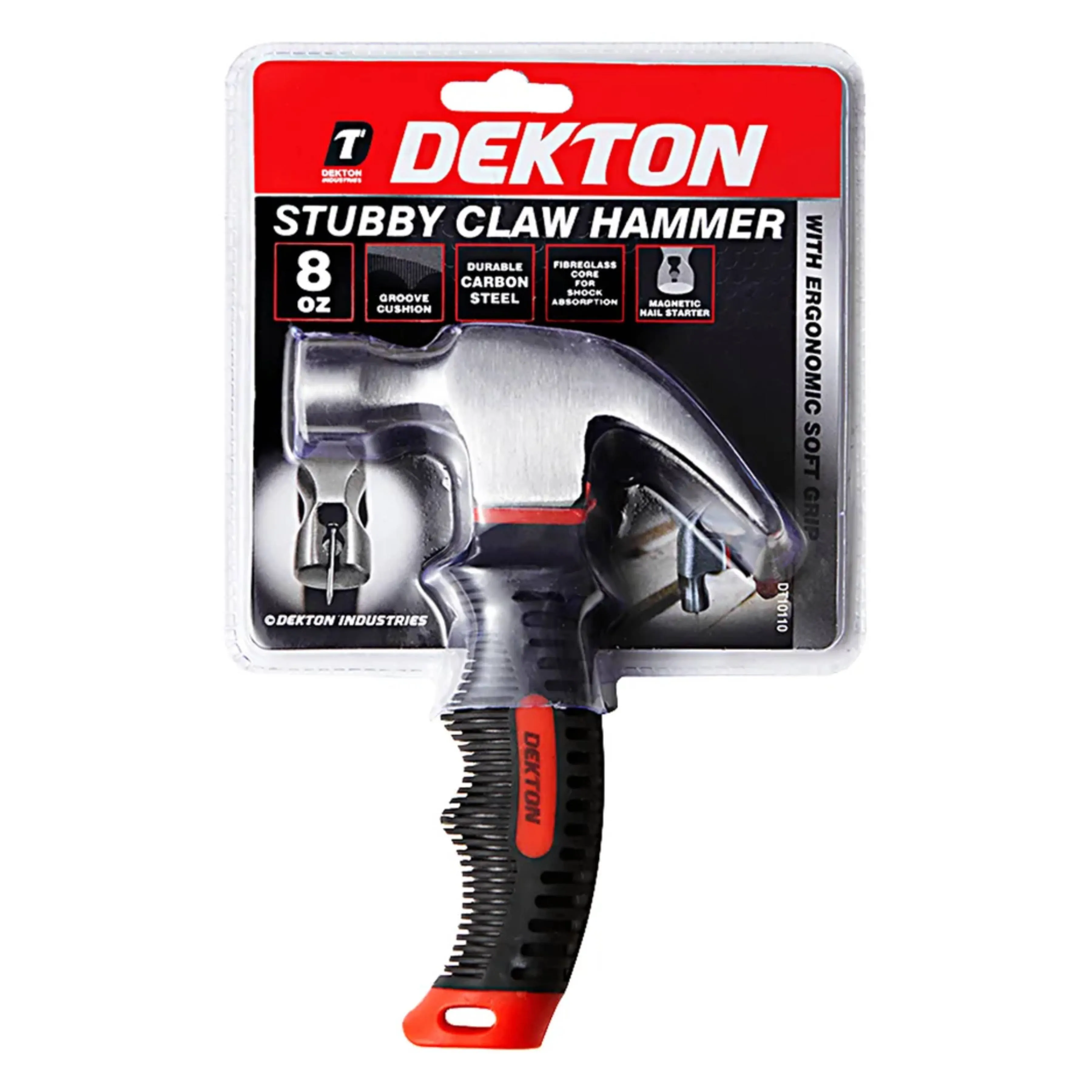 DEKTON 8oz Stubby Claw Hammer